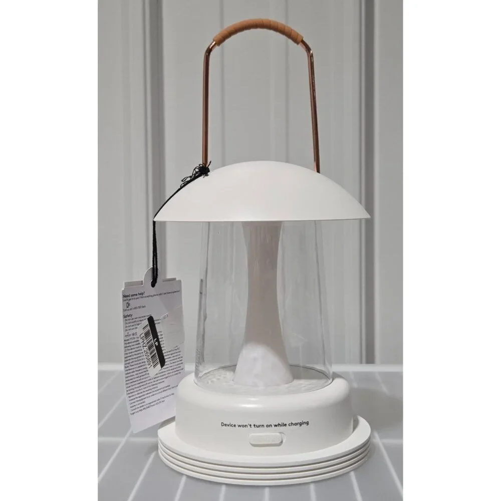 Hearth & Hand Portable LED Rechargeable Table or Hanging Cream Color Lantern